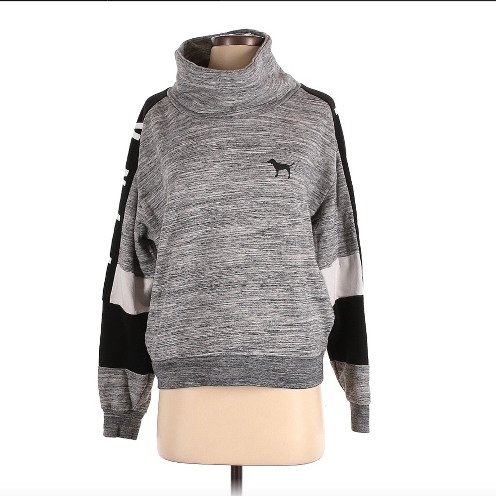 Pink Gray Black White Pullover - image 1